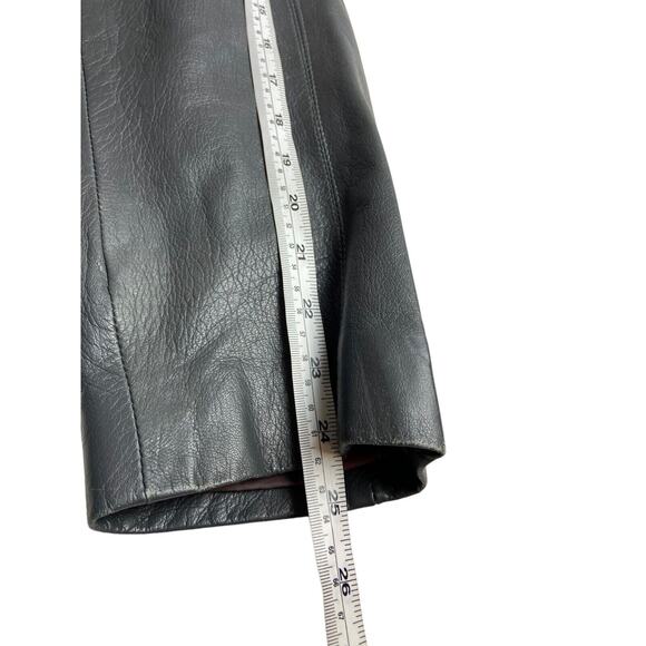 Golden Collection Mens Ash Gray Vintage Button Front Leather Lined Jacket SZ 44 - Picture 10 of 11